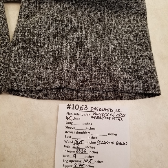 1063 Preownd Classiques Entier Salt & Pepper Pants - Picture 14 of 16